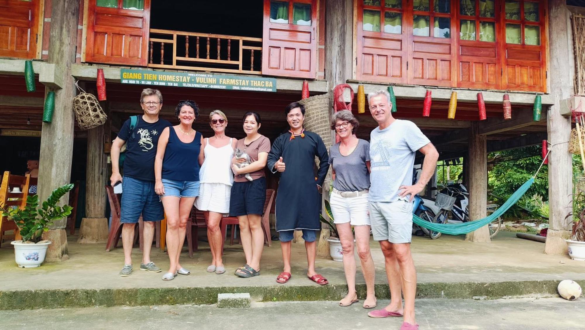 Giangtien Homestay-Vulinh Farmstay-Bungalow Yen Binh Exteriör bild