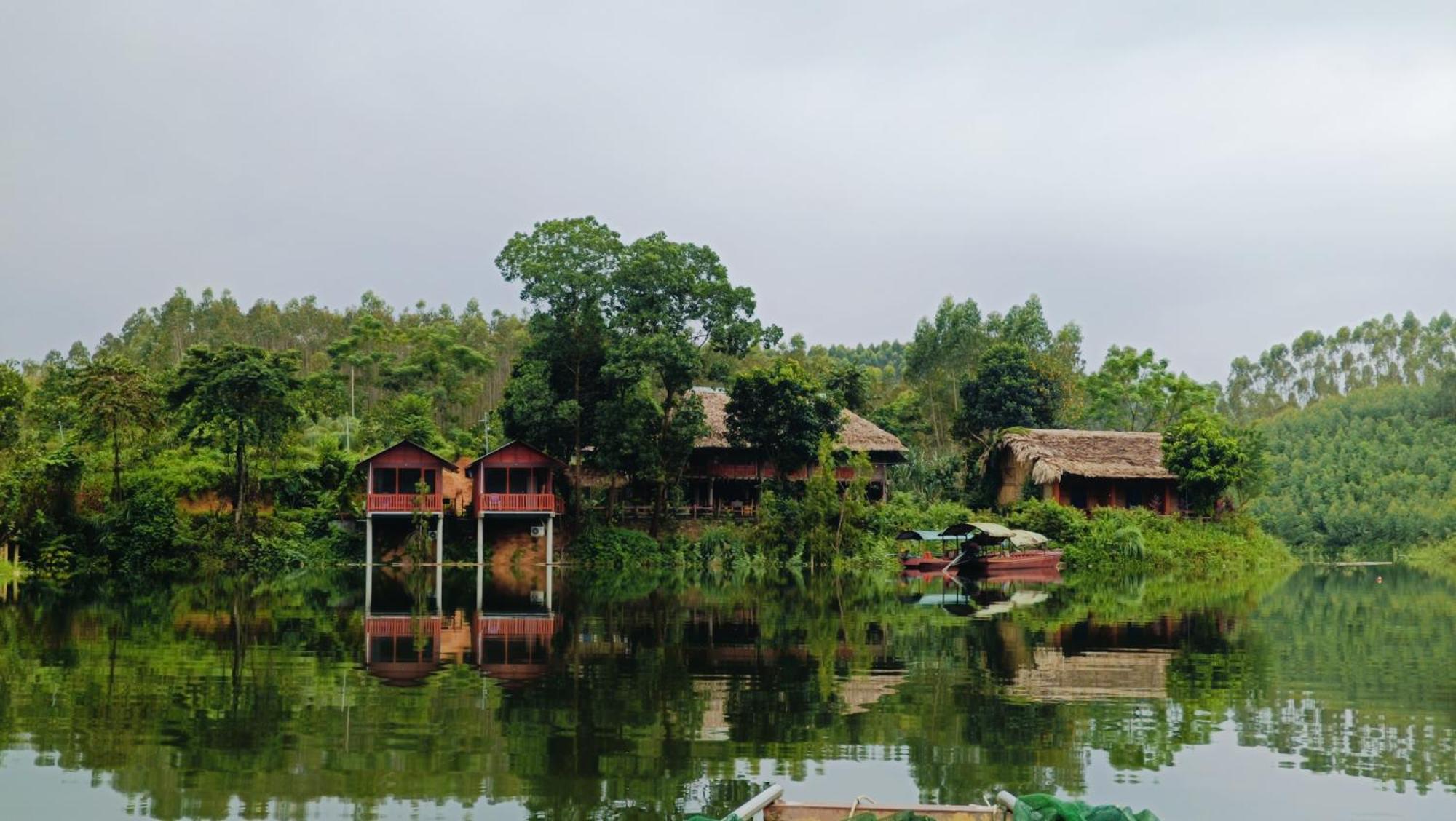 Giangtien Homestay-Vulinh Farmstay-Bungalow Yen Binh Exteriör bild